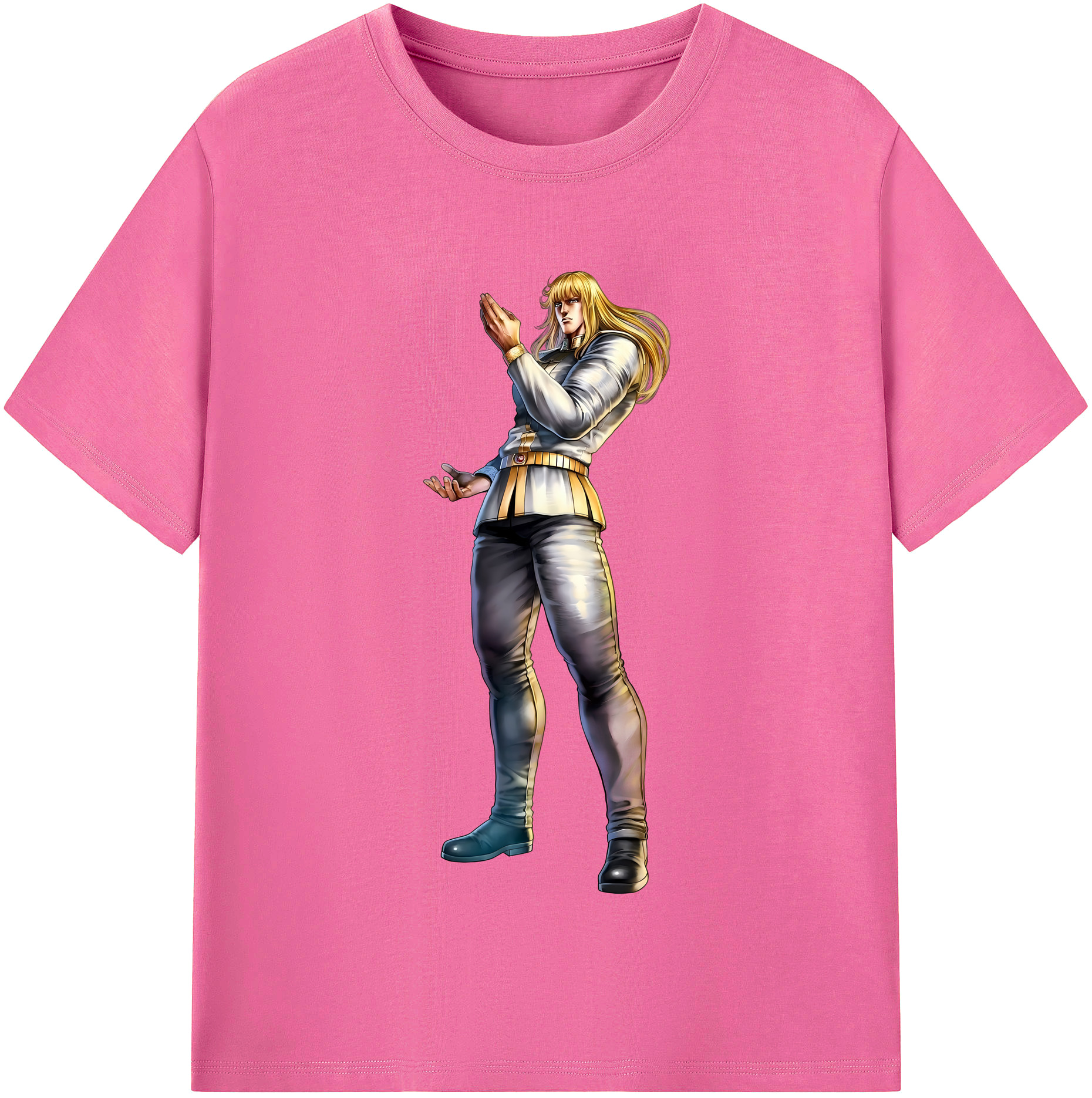 （画像用） 北斗の拳 Fist of the North Star レディースカジュアルプリントTシャツ（綿100％）